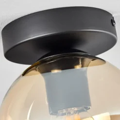 hofstein Suspension Verre 15 cm Koyoto Ambre, 1 lumière