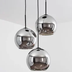 Suspension Verre Fumé-hofstein Suspension Verre 25 cm Koyoto Chrome, Fumé, 3 lumières