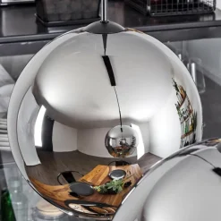 Suspension Verre Fumé-hofstein Suspension Verre 30 cm Koyoto Chrome, Fumé, 2 lumières