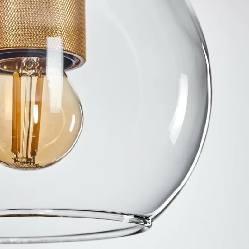 hofstein Suspension Verre 15 cm Koyoto Or, 1 lumière