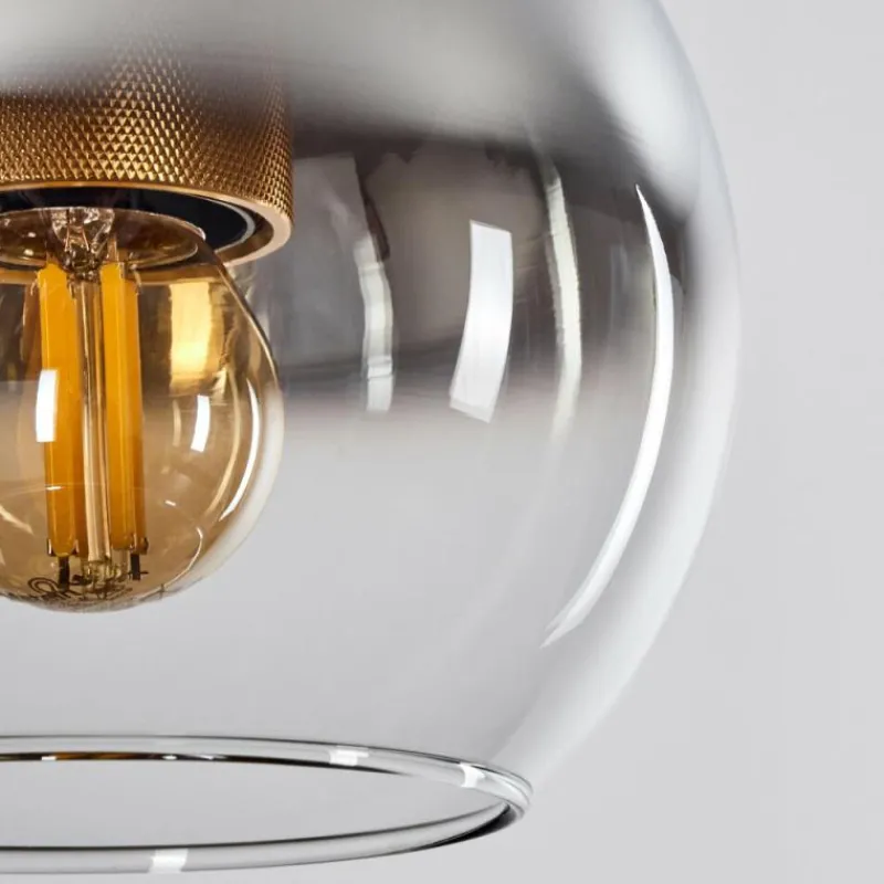 hofstein Suspension Verre 15 cm Koyoto Or, Noir, 1 lumière