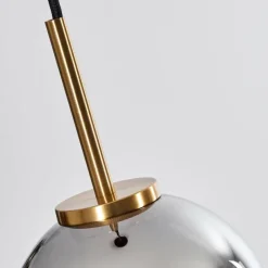 hofstein Suspension Verre 15 cm Koyoto Or, Noir, 1 lumière