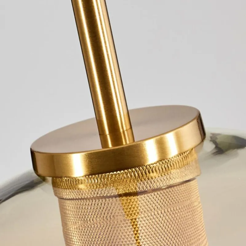 hofstein Suspension Verre 25 cm Koyoto Or, Noir, 1 lumière