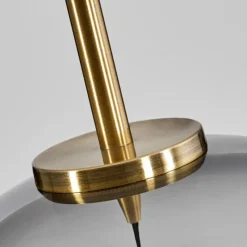 Suspension Verre Fumé-hofstein Suspension Verre 25 cm Koyoto Vieux laiton, 1 lumière