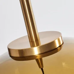 hofstein Suspension Verre 25 cm Koyoto Or, Noir, 1 lumière