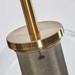 hofstein Suspension Verre 15 cm Koyoto Vieux laiton, 1 lumière