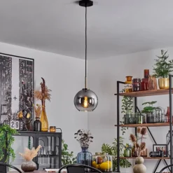 hofstein Suspension Verre 20 cm Koyoto Vieux laiton, 1 lumière