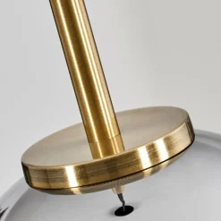 Suspension Verre Fumé-hofstein Suspension Verre 15 cm Koyoto Vieux laiton, 1 lumière