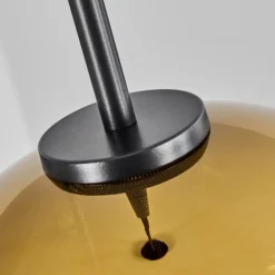 hofstein Suspension Verre 25 cm Koyoto Acier brossé, 1 lumière