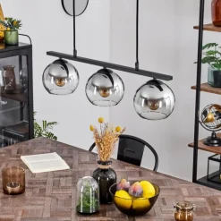 Suspension Verre Fumé-hofstein Suspension Verre 15 cm Koyoto Fumé, 3 lumières