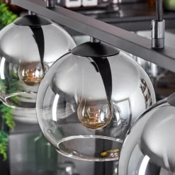 Suspension Verre Fumé-hofstein Suspension Verre 15 cm Koyoto Fumé, 3 lumières