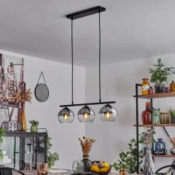 Suspension Verre Fumé-hofstein Suspension Verre 15 cm Koyoto Fumé, 3 lumières