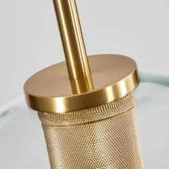 hofstein Suspension Verre 25 cm Koyoto Or, Noir, 1 lumière