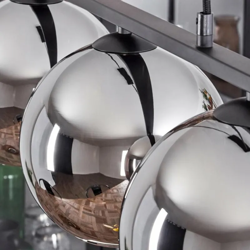 Suspension Verre Fumé-hofstein Suspension Verre 20 cm Koyoto Fumé, 3 lumières