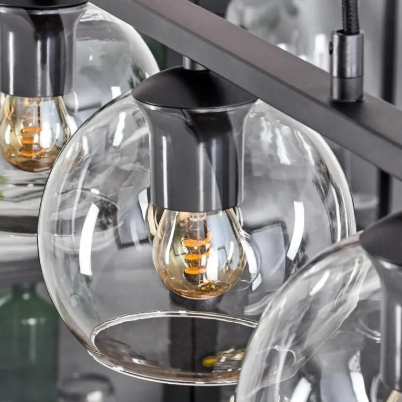 hofstein Suspension Verre 15 cm Koyoto Clair, 3 lumières