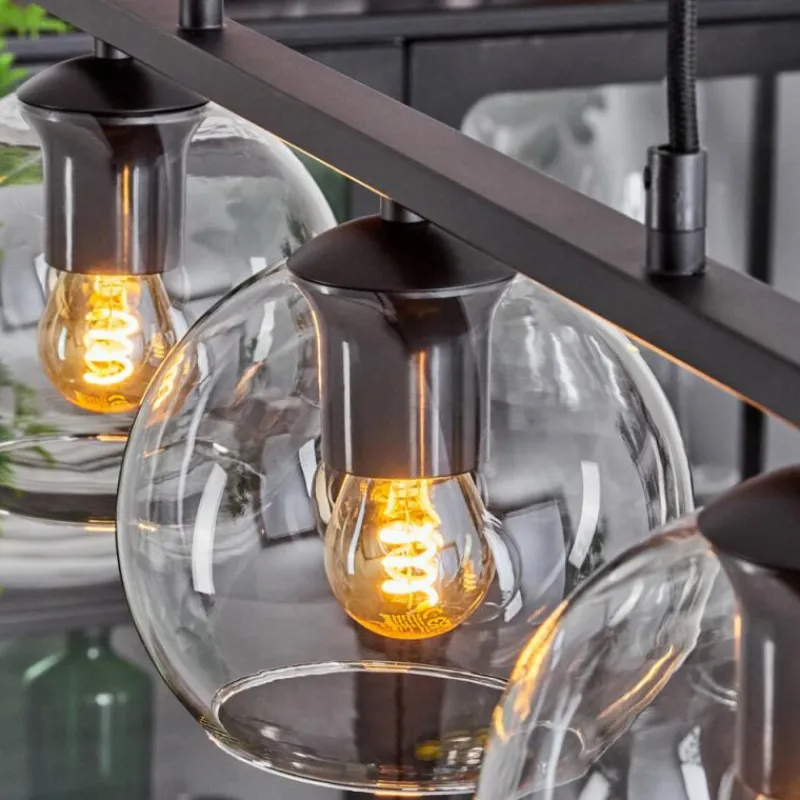 hofstein Suspension Verre 15 cm Koyoto Clair, 3 lumières