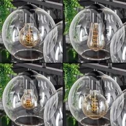 hofstein Suspension Verre 20 cm Koyoto Clair, 3 lumières