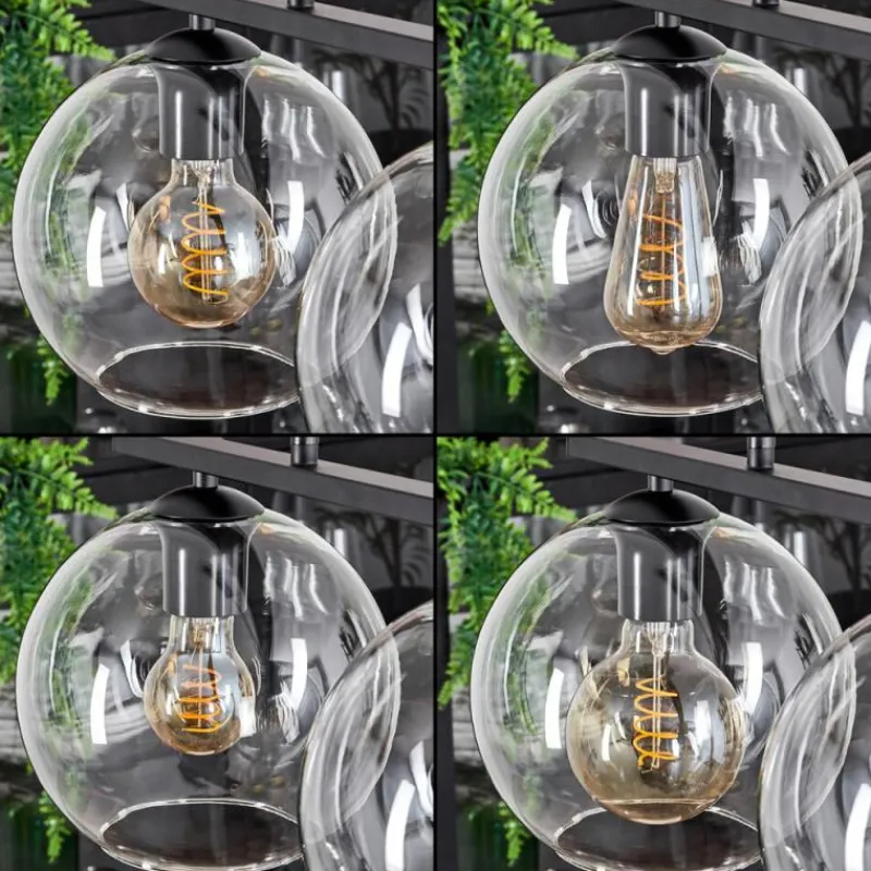 hofstein Suspension Verre 20 cm Koyoto Clair, 3 lumières