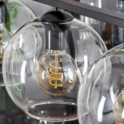 hofstein Suspension Verre 20 cm Koyoto Clair, 4 lumières