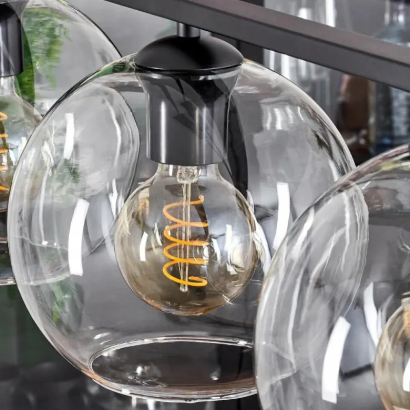 hofstein Suspension Verre 20 cm Koyoto Clair, 4 lumières