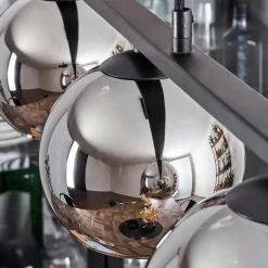 Suspension Verre Fumé-hofstein Suspension Verre 15 cm Koyoto Fumé, 5 lumières