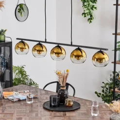 hofstein Suspension Verre 15 cm Koyoto, 5 lumières