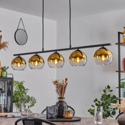 hofstein Suspension Verre 15 cm Koyoto, 5 lumières