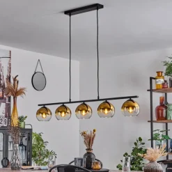 hofstein Suspension Verre 15 cm Koyoto, 5 lumières