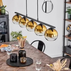 hofstein Suspension Verre 15 cm Koyoto, 5 lumières