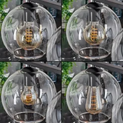 hofstein Suspension Verre 20 cm Koyoto Clair, 5 lumières