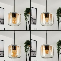 hofstein Suspension Verre 15 cm Lauden Ambre, Clair, 1 lumière