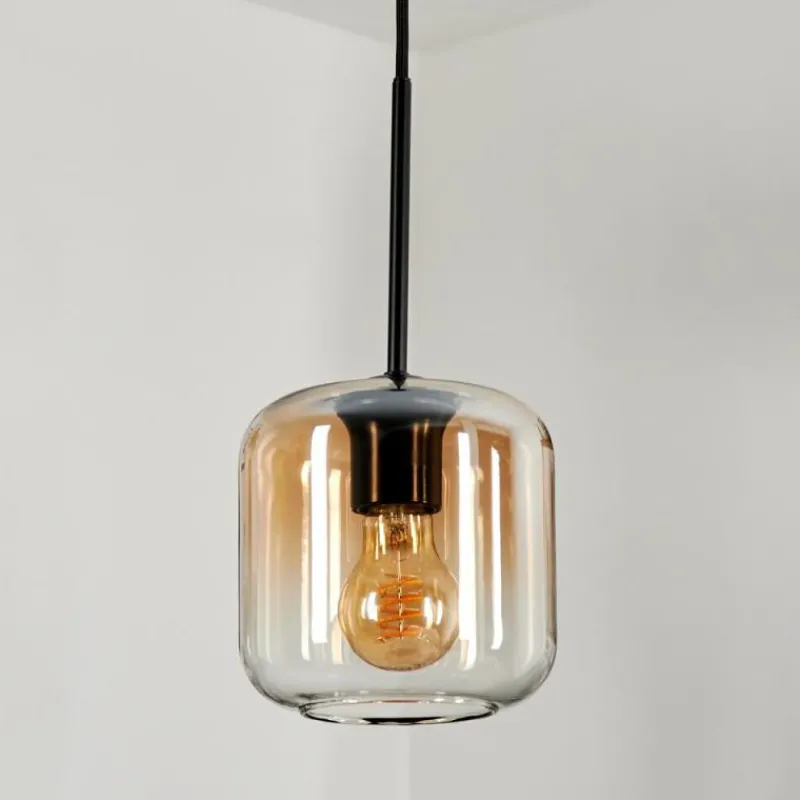 hofstein Suspension Verre 15 cm Lauden Ambre, Clair, 1 lumière