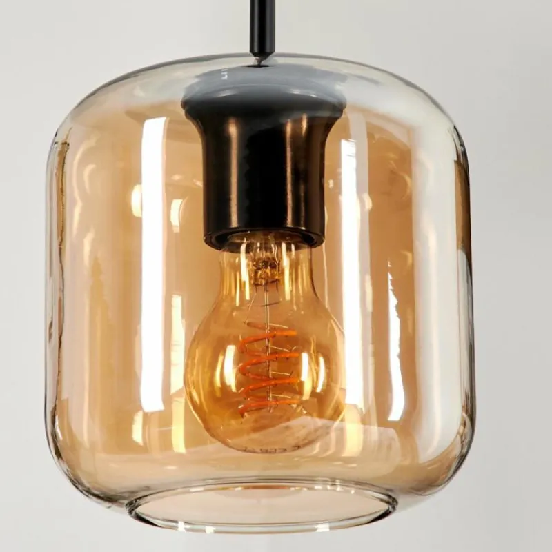 hofstein Suspension Verre 15 cm Lauden Ambre, 1 lumière