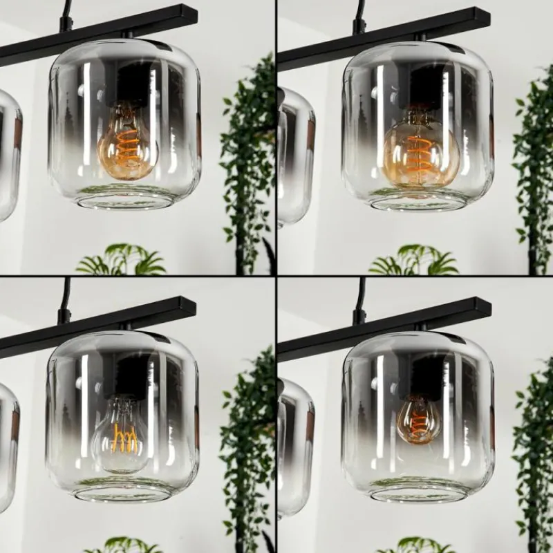 Suspension Verre Fumé-hofstein Suspension Verre 15cm Lauden Fumé, 3 lumières