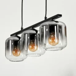 Suspension Verre Fumé-hofstein Suspension Verre 15cm Lauden Fumé, 3 lumières