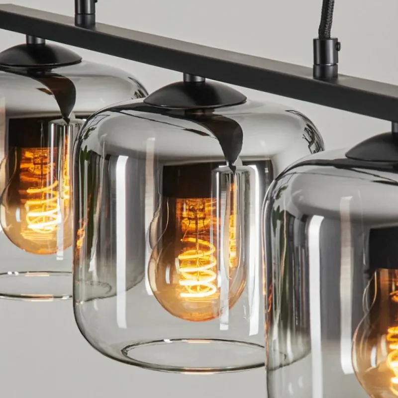 Suspension Verre Fumé-hofstein Suspension Verre 15cm Lauden Fumé, 3 lumières