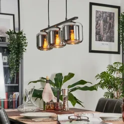Suspension Verre Fumé-hofstein Suspension Verre 15cm Lauden Fumé, 3 lumières