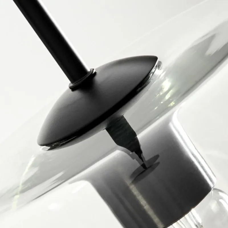 hofstein Suspension Verre 25cm Lauden Clair, 1 lumière