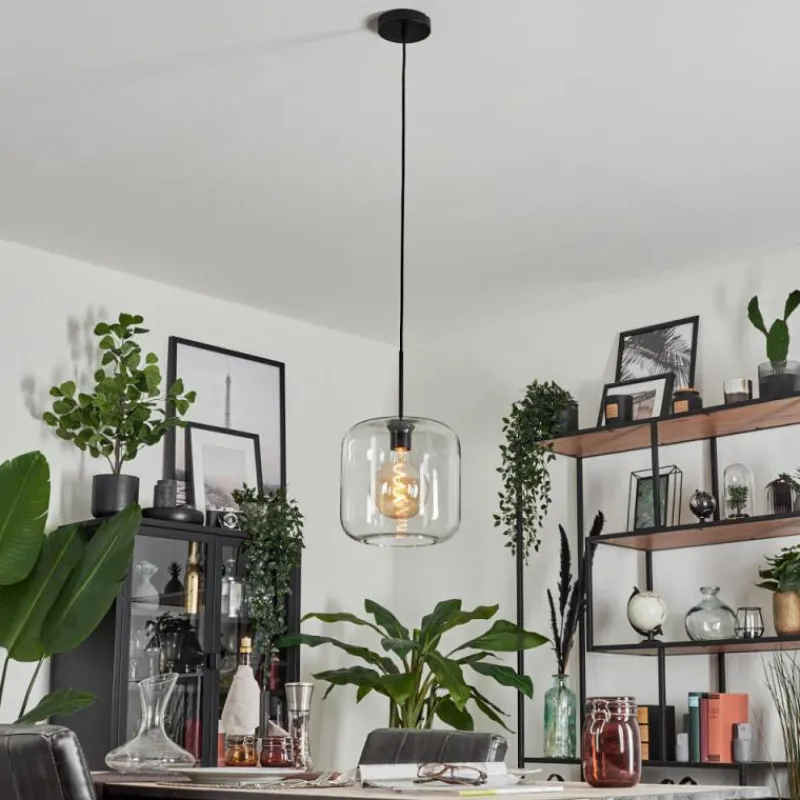 hofstein Suspension Verre 25cm Lauden Clair, 1 lumière