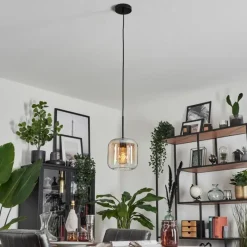 hofstein Suspension Verre 20cm Lauden Ambre, Clair, 1 lumière