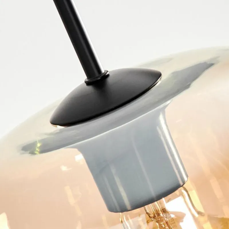 hofstein Suspension Verre 20cm Lauden Ambre, 1 lumière