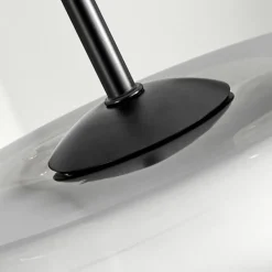 hofstein Suspension Verre 25cm Lauden Chrome, Clair, Fumé, 1 lumière