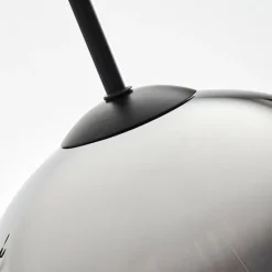 Suspension Verre Fumé-hofstein Suspension Verre 20cm Vevino Chrome, Clair, Fumé, 3 lumières