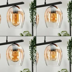 hofstein Suspension Verre 15cm Vevino Clair, 3 lumières