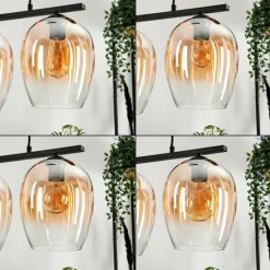 hofstein Suspension Verre 20cm Vevino Clair, 3 lumières