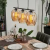 hofstein Suspension Verre 20cm Vevino Ambre, 3 lumières