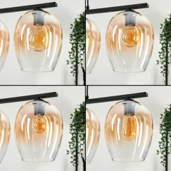 hofstein Suspension Verre 20cm Vevino Clair, 4 lumières