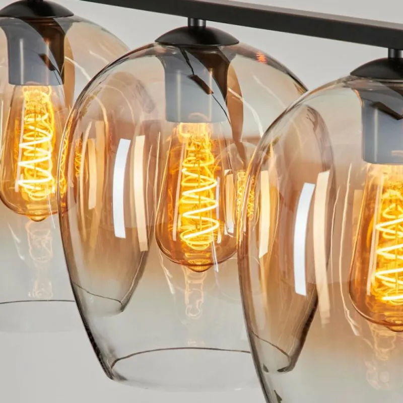 hofstein Suspension Verre 20cm Vevino Clair, 4 lumières