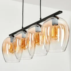 hofstein Suspension Verre 20cm Vevino Clair, 4 lumières