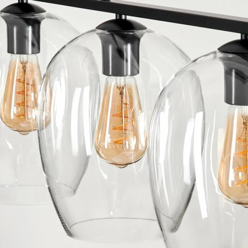 hofstein Suspension Verre 20cm Vevino Clair, 4 lumières